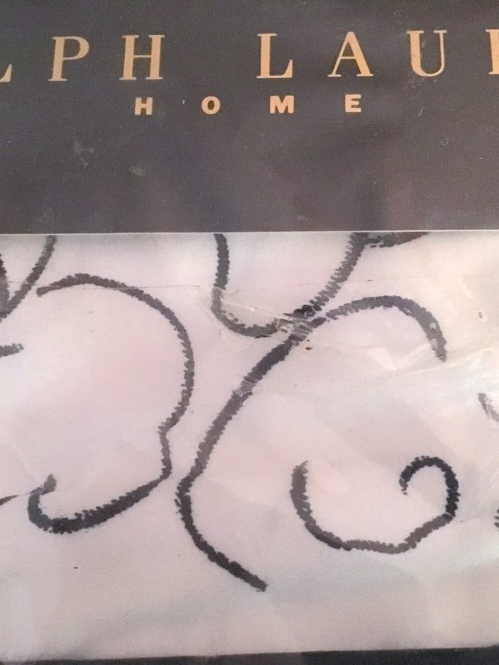 Ralph Lauren Home Angelina Floral blue white sateen 2 piece pillowcases k